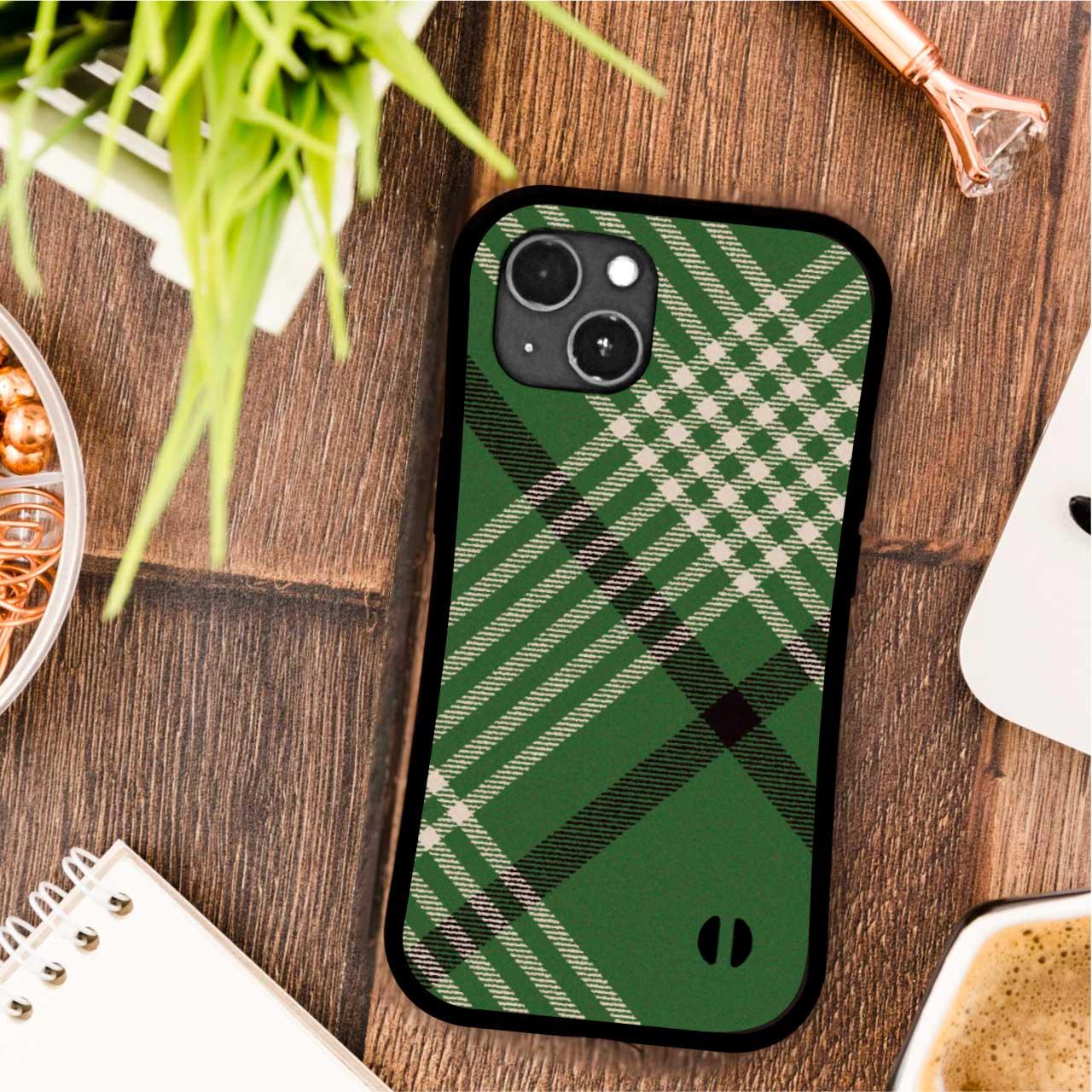 タータンチェック  耐衝撃 グリップケース iPhoneケース | 2枚目