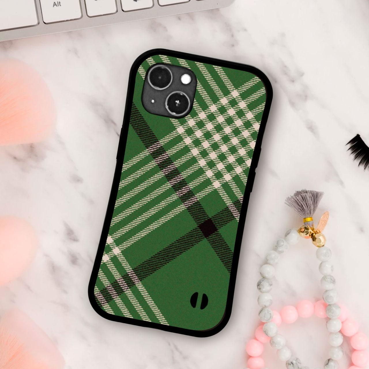 タータンチェック  耐衝撃 グリップケース iPhoneケース | 3枚目