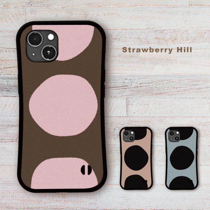 ドット グリップケース iPhoneケース   耐衝撃 　ストラップホール1枚目の画像