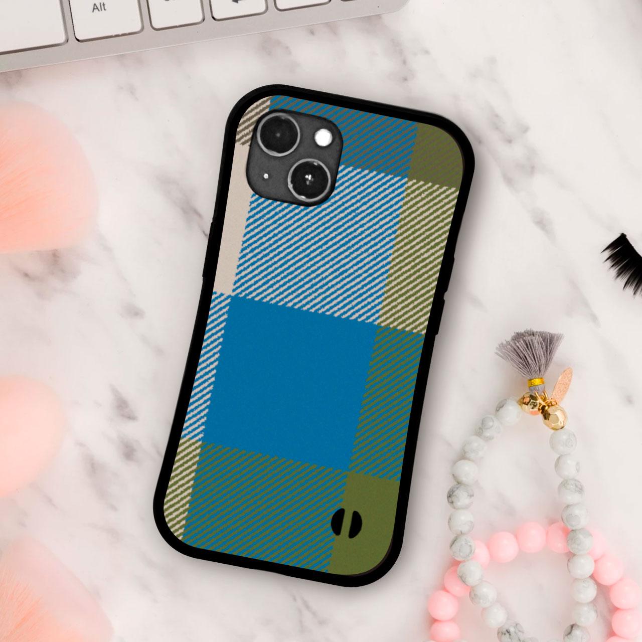 タータンチェック  耐衝撃 グリップケース iPhoneケース | 3枚目