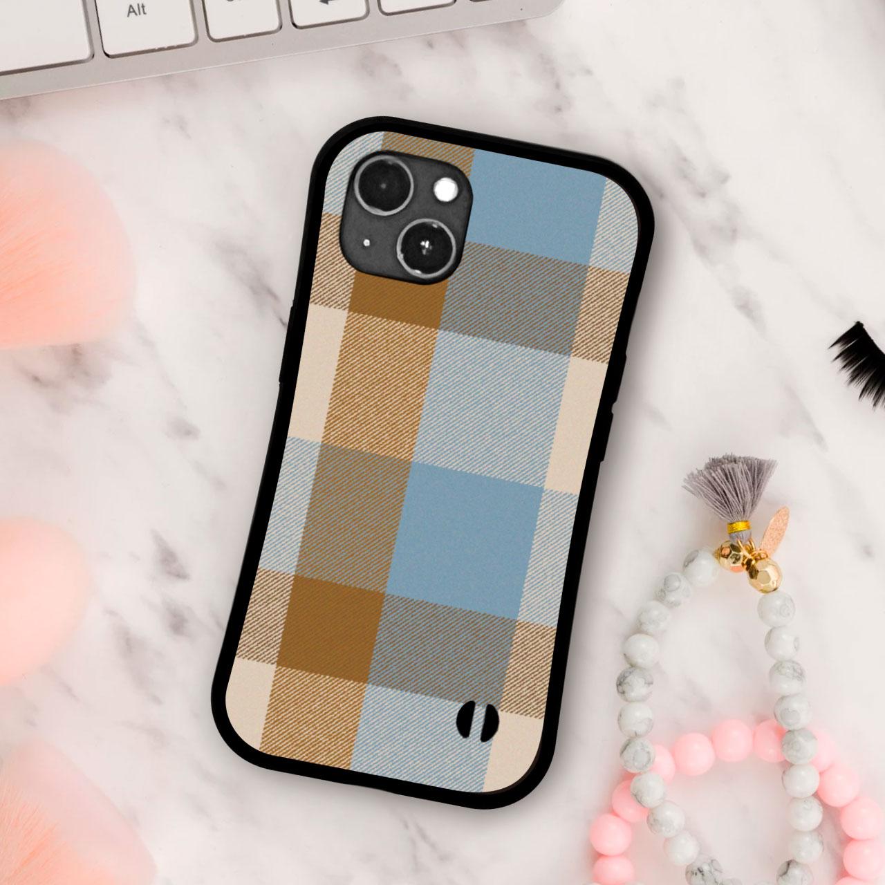 タータンチェック  耐衝撃 グリップケース iPhoneケース | 3枚目