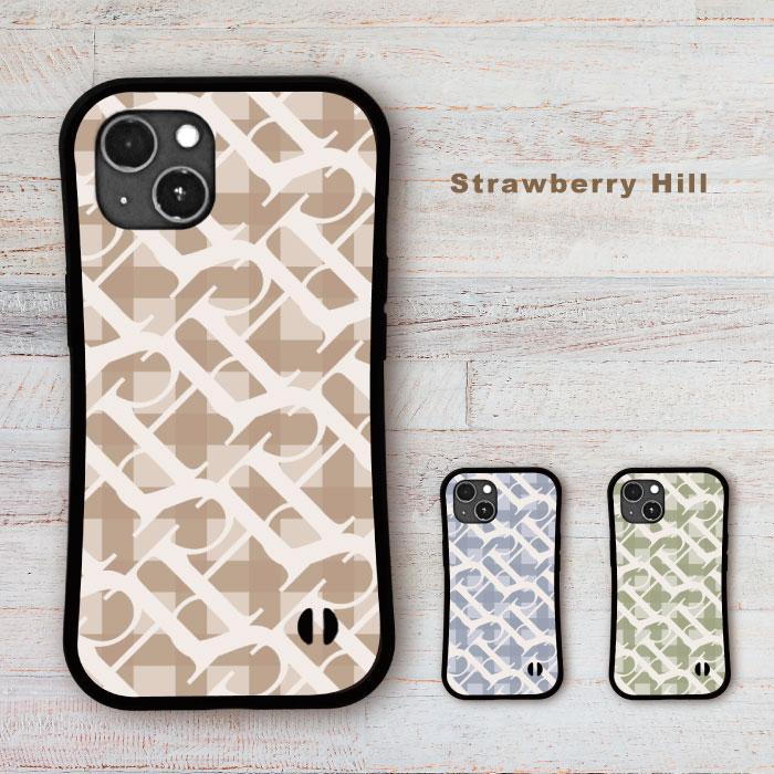 イニシャルで作る オーダーメイド 耐衝撃 グリップケース iPhoneケース1枚目の画像