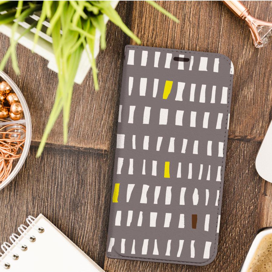 窓 の パターン 北欧  ベルトなし 帯なし ベルトレス 手帳型 iPhone スマホ ケース カバー | 5枚目