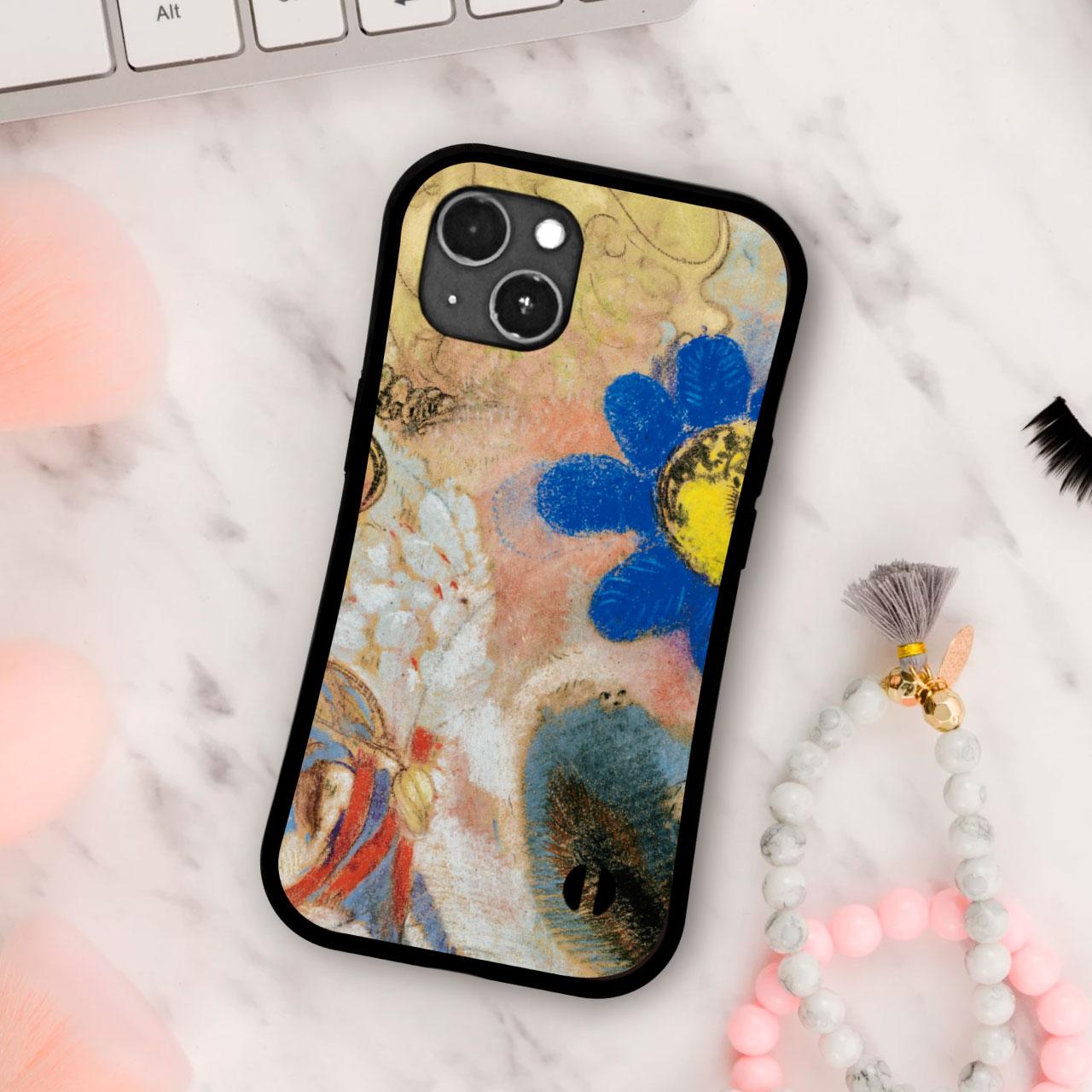 ルドン グリップケース iPhoneケース 猫 耐衝撃 ストラップホール | 2枚目