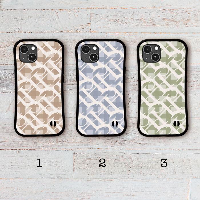 イニシャルで作る オーダーメイド 耐衝撃 グリップケース iPhoneケース | 2枚目