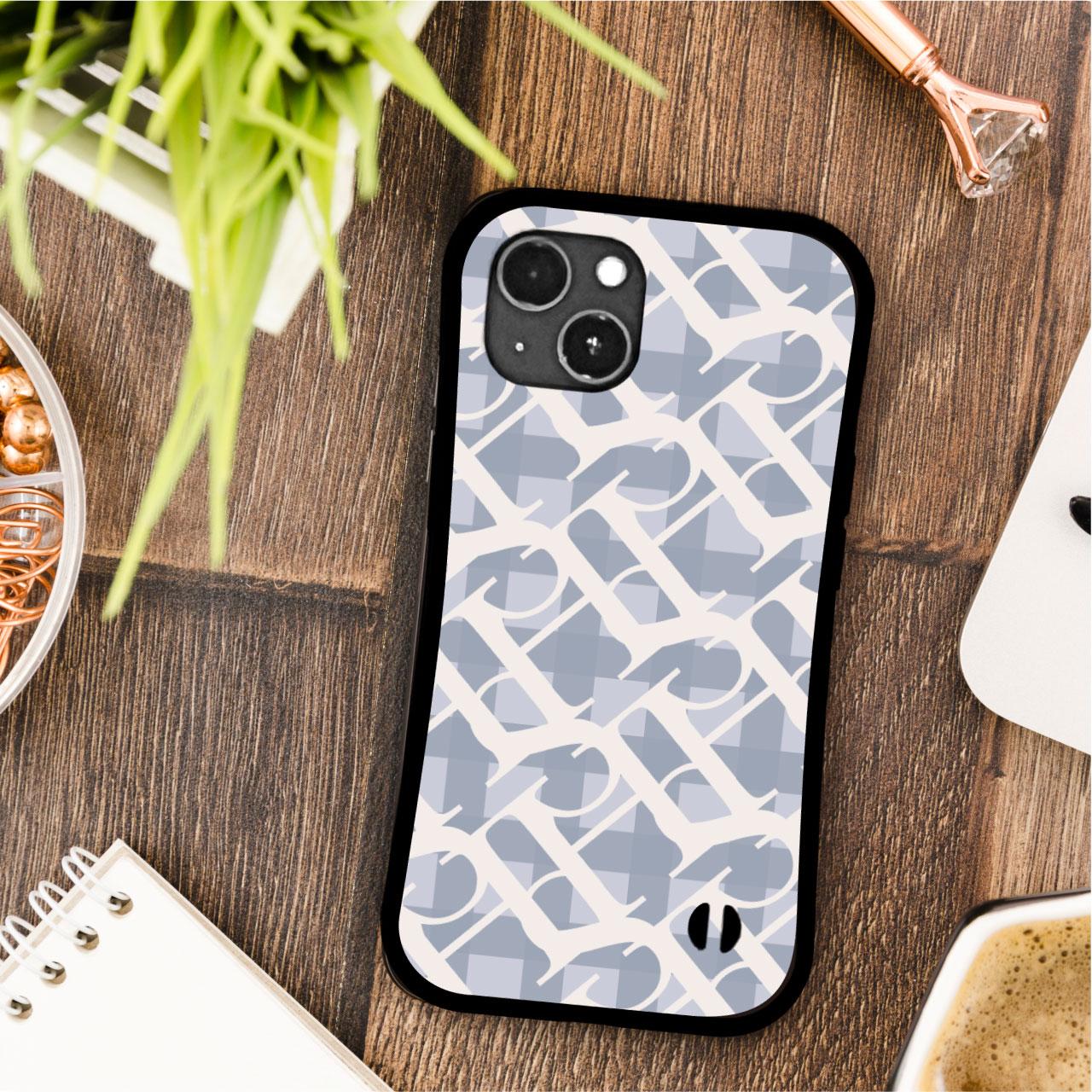 イニシャルで作る オーダーメイド 耐衝撃 グリップケース iPhoneケース | 3枚目